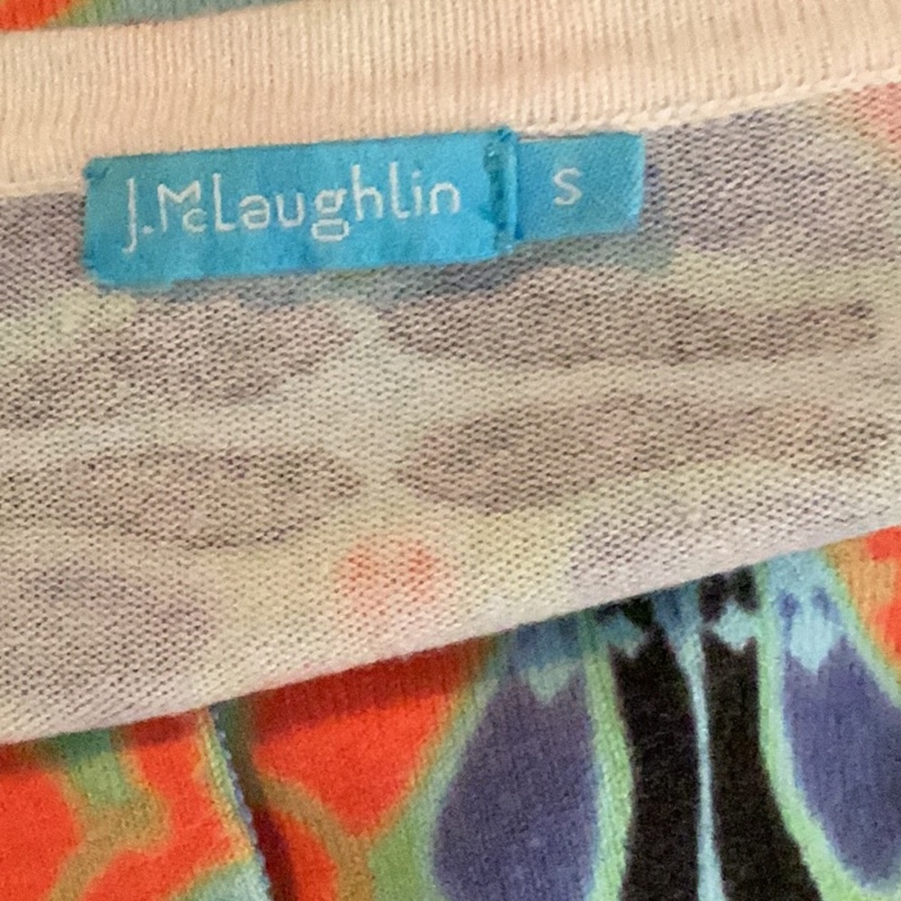 J. Mclaughlin Multi Colored Lightweight Cardigan … - image 6
